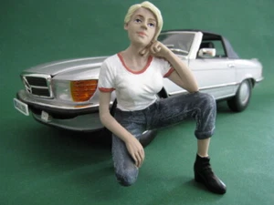 Car Girl Michelle Figur im Maßstab 1:18  AMERICAN DIORAMA  OVP  NEU - Picture 1 of 6