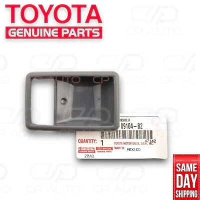 NUEVO 84-89 TOYOTA VAN CONDUCTOR DELANTERO IZQUIERDO INTERIOR MANIJA PUERTA BISEL MOLDURA GRIS OEM Foto 1 de 4