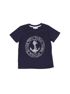 Petit Bateau girl kids boys summer ANCHOR t-shirts top navy white 35705 - Picture 1 of 4