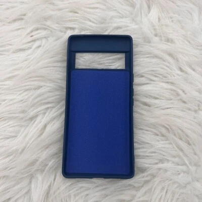 Funda protectora de goma de gel de silicona líquida Foluu para Google Pixel 6 Pro azul marino Foto 1 de 4