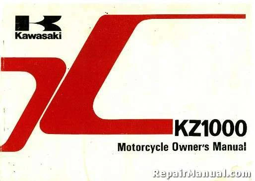 Kawasaki KZ1000J2 1982 manual del propietario de motocicletas deportivas Foto 1 de 1