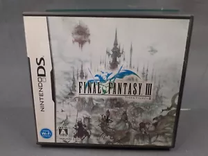 NINTENDO DS NDS Final Fantasy III FF3 Japanese Boxed - Picture 1 of 5