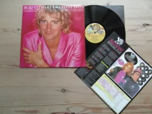 ROD STEWART-GREATEST HITS-PROMO INSERT-1st UK PRESS-A1B1-VG+EX VINYL LP 1979 - Bild 1 von 12