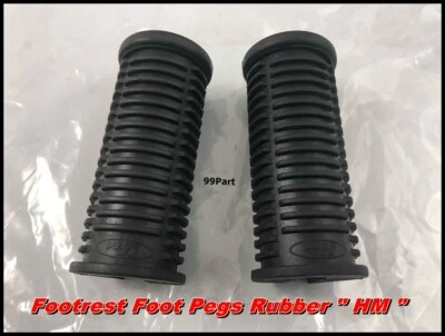 Estriberas delanteras de goma para HONDA CB350F CB400F CB450 CL450 CB500 CB550 CB750 Foto 1 de 4