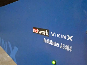 64x64 Vikinx network nevion Philips Grass Valley Audio Router A6464 mit Netzteil - Bild 1 von 9