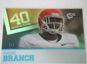 2012 Press Pass Reflectors ANDRE BRANCH Clemson Tigers RARE TRUE #ed 1/1 - Picture 1 of 1