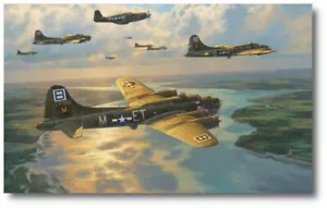 De vuelta de Berlín el libro y la cartera impresa de Anthony Saunders - arte de la aviación - Imagen 1 de 1