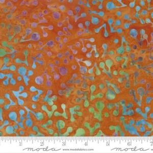 Mambo Batiks Tangerine 4365 13 Moda #1 - By The Yard - Picture 1 of 1