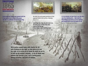 US 4981a - The Civil War 1865, Pane of 12 FOREVER Stamps. - Picture 1 of 3