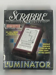 Scrabble Crossword Companion Roll-A-Puzzle Luminator Sealed Hand Held Vintage - Picture 1 of 2