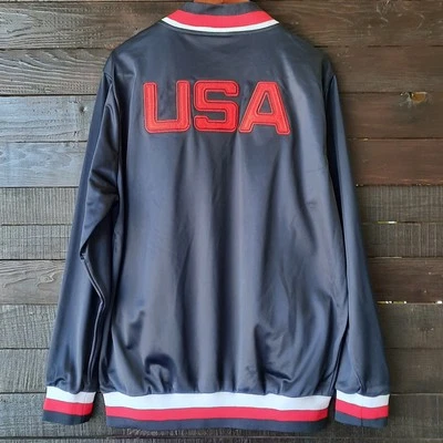 Team USA Sports US Soccer Full Zip Warm Up Jacket Sweatshirt Adult Size XXL A4 - Image 1 of 4