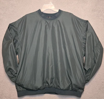 Sun Mountain Golf Reversible Pullover Jacket - Solid Green or Plaid - Men's 2XL - Image 1 of 4