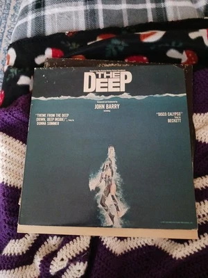 The Deep Original Soundtrack 1977 LP Stereo Blue Translucent Vinyl Donna Summer - Image 1 of 4