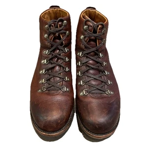 Stivali da trekking Frye in pelle marrone Earl da uomo taglia 11,5D stringati all'aperto 84136 - Foto 1 di 16