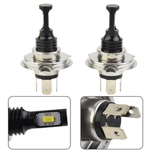 Super Bright LED Bulbs High Low Beam High Quality IP68 Waterproof 2pcs 6000K - Picture 1 of 24