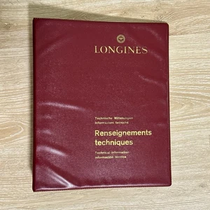 Vintage Longines Technical Catalog Cal 501 290 30 LS 23 ZD 350 340 280 14.16 503 - Picture 1 of 16