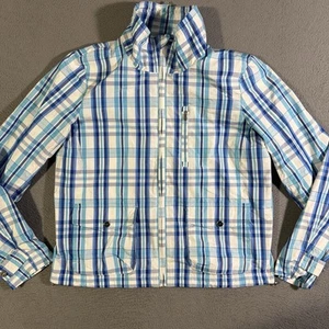 Ralph Lauren Active Plaid Windbreaker Jacket Mesh Lined Size Medium NWOT - Picture 1 of 7