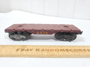 Marx O-27 Gauge Erie Flat Car Knuckle Couplers - Picture 1 of 8