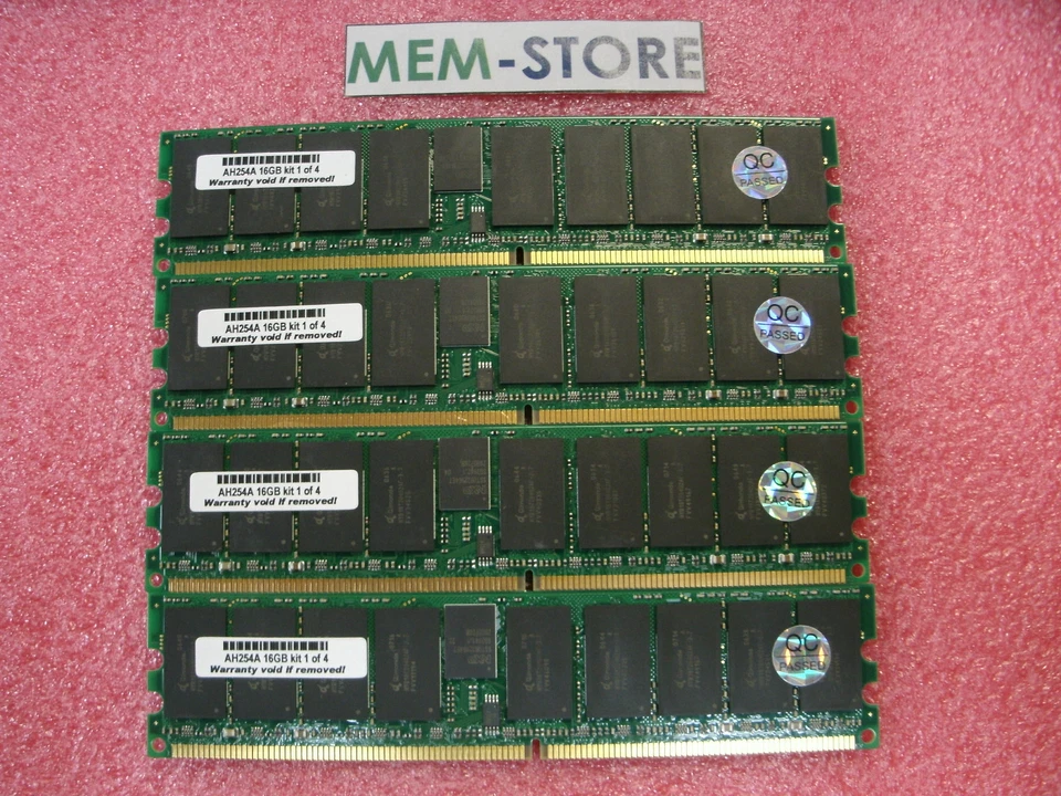 AH254A 16GB (4x4GB) PC2-4200 Memory HP Integrity BL870c - Image 1 of 1