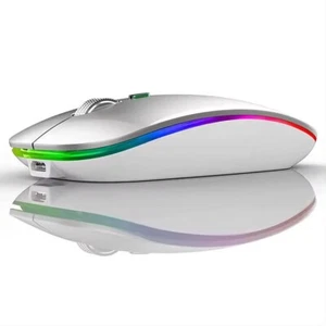 Wholesale 5 x Ultra Thin Wireless Mouse 2.4Ghz Silent RGB Light Bulk Job Lot New - Picture 1 of 1