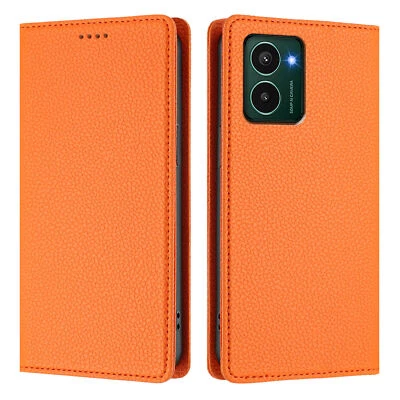 Magnetic RFID Stand PU Leather Phone Case Cover For Nokia G310 G400 G300 C32 G22 - Image 1 of 4