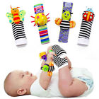 Baby Foot Socks & Wrist Rattles Infant Sensory Toys Kids Boy Girl Cute Toy Gifts