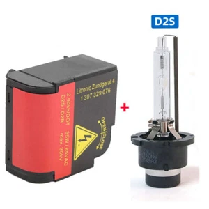 HID Xenon Igniter Ballast 1307329076 & D2S Bulb Holder Socket For BMW Benz Audi - Picture 1 of 13