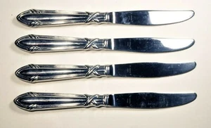 Set Lot of 4 Lenox Flatware Dinner Knives Stainless Steel Made in Korea 9" Long - Picture 1 of 3