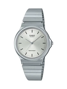 Casio Men's Quartz Silver-Tone Stainless Steel Band 35mm Watch MQ24D-7E - Picture 1 of 2