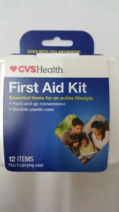 CVS Erste Hilfe Set Mini Reise Golftasche Bandagen Sterile Pads Tücher Etui - Bild 1 von 1