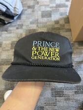 Vintage 90's Prince & The New Power Generation Snapback Hat OSFA Black