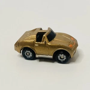 1988 FUNRISE Mini Micro Machines Style Gold Chevrolet Corvette T-Tops Car Vtg - Picture 1 of 8
