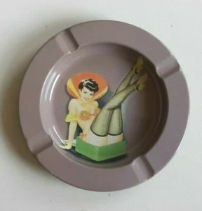 POSACENERE PIN UP - latta GRIGIO - diametro cm 14 - M1 - Imagen 1 de 1