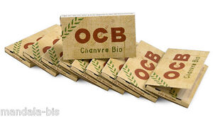 OCB Chanvre Bio - Lot de 20 Carnets de 100 Feuilles