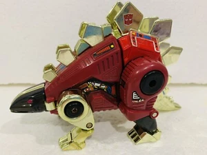 G2 Dinobots: Vintage ROT Snarl Variante UNGEBROCHEN fast komplettes Set G1 - Bild 1 von 3
