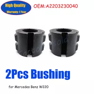 1 par estabilizador de suspensión delantera barra oscilante buje para Mercedes W220 22032300402 - Imagen 1 de 7