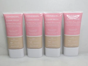COVERGIRL CLEAN FRESH SKIN MILK NOURISHING FOUNDATION 510 PORCELA 1OZ - LOT OF 4 - Picture 1 of 3