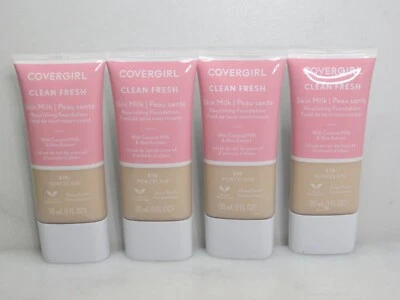 COVERGIRL CLEAN FRESH SKIN MILK NOURISHING FOUNDATION 510 PORCELA 1OZ - SET OF 4 - Image 1 of 3