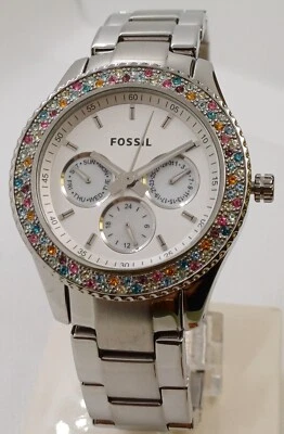 Fossil Es 3049,Acciaio Inossidabile,5ATM,Corona a Scatto - Immagine 1 di 4