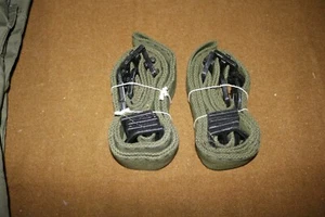 LOT of 2 Vietnam 1966 Universal load carrying sling strap ammo mortar - Picture 1 of 6