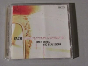 Classical CD   Bach Sonatas For Violin And harpsichord   James Ehnes - Picture 1 of 2