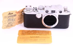 CUERPO DE CÁMARA FOTOGRÁFICA LEICA LEITZ IIIF III F ESFERA ROJA RD LTM M39 PARA PIEZAS/ ¡TAL CUAL!! - Imagen 1 de 19