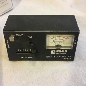 Herald Feldstärke SWR Messgerät CB-21A Anschlusskabel Adapter Vintage - Bild 1 von 12