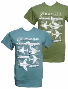 Camiseta militar de aviones de la Royal Air Force de la Guerra Fría con diseño de plano. - Imagen 1 de 5