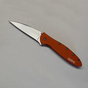 Kershaw Leek Orange, 1660OR, Plain Edge, Speed Safe, Brand New, Factory 2nd - Picture 1 of 4