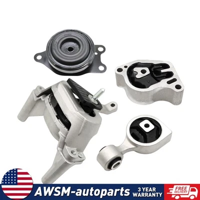 4PCS Engine Motor Mount For Nissan Altima 2.5L 2007-2017 A4339 A4340 A4350 A4353 Foto 1 de 4