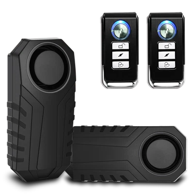 ENTERPRISEPARTNER 2x Security Wireless Remote Control Vehicle Burglar Home Alarm Anti-thief 113dB