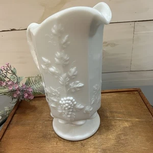 Vintage Westmorland Milchglas Krug - Weinrebe Design 4 Tassen - Bild 1 von 11