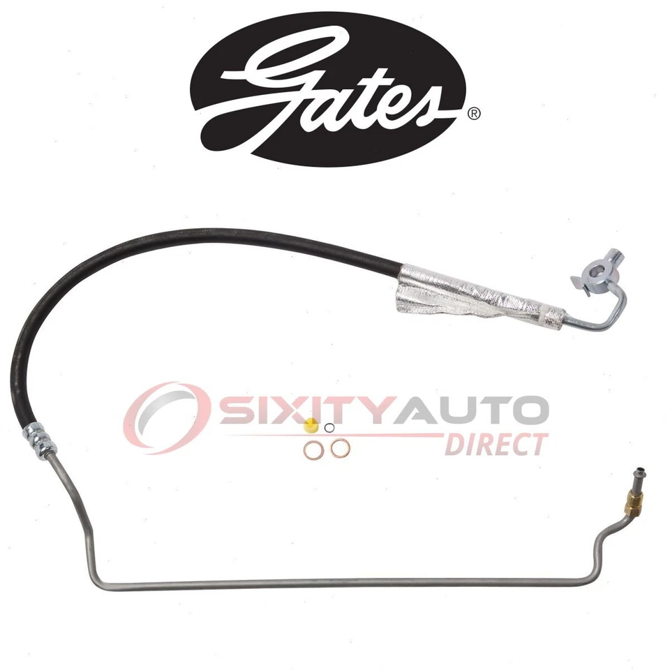 Gates Power Steering Pressure Line Hose Assembly for 2000-2004 Toyota Tundra ka - Imagem 1 de 4