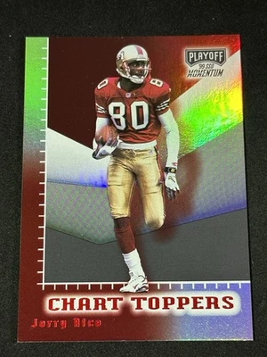 Jerry Rice 1999 Playoff Momentum SSD Chart Toppers #CT20  San Francisco 49ers - Image 1 of 2